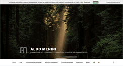 Desktop Screenshot of aldomenini.it